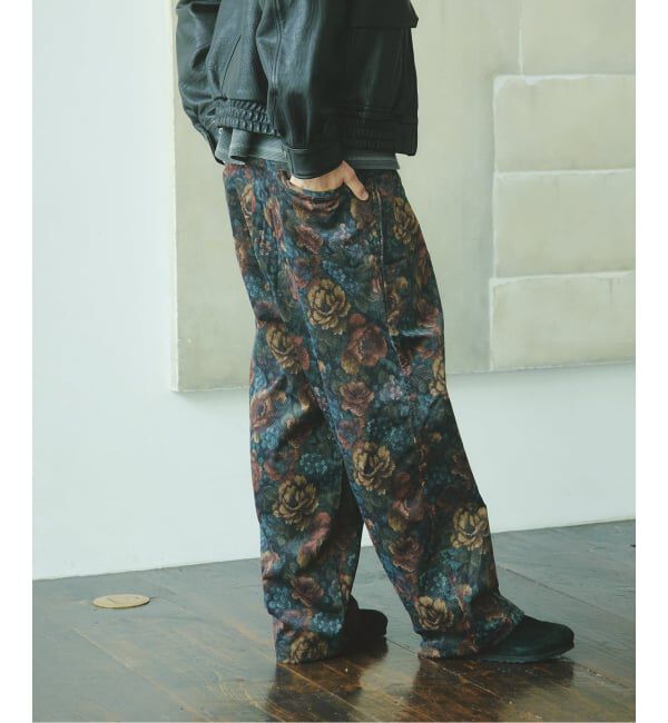 JOURNAL STANDARD「《予約》バイアスカット フラワー オーバー パンツ」|スラックス|