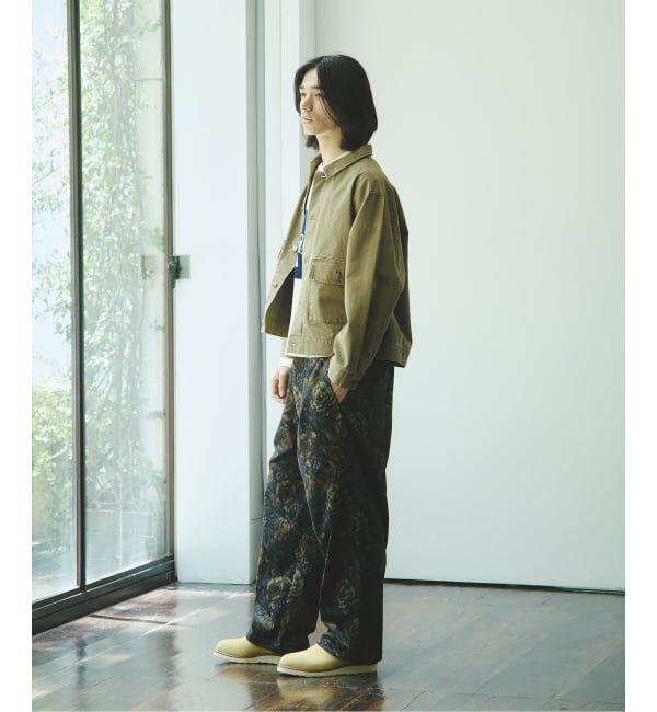 JOURNAL STANDARD「《予約》バイアスカット フラワー オーバー パンツ」|スラックス|