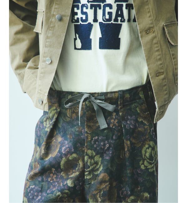 JOURNAL STANDARD「《予約》バイアスカット フラワー オーバー パンツ」|スラックス|