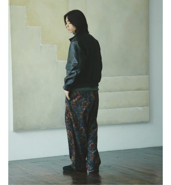 JOURNAL STANDARD「《予約》バイアスカット フラワー オーバー パンツ」|スラックス|