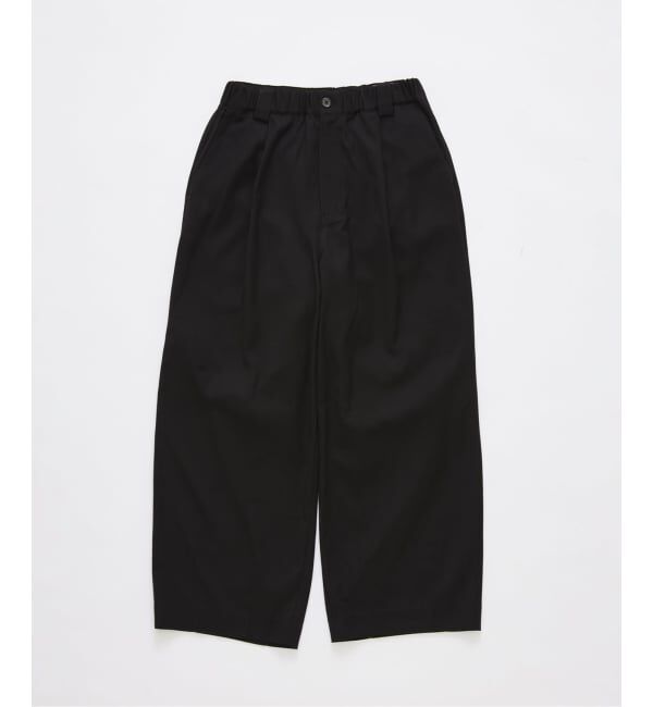 JOURNAL STANDARD「《予約》TR ツイル モダン ワイド スラックス」|スラックス|ブラック