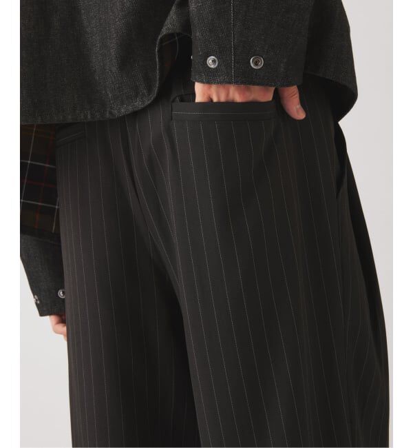 JOURNAL STANDARD relume「《予約》ヒールカット ルーズ ストライプ スラックス」|スラックス|
