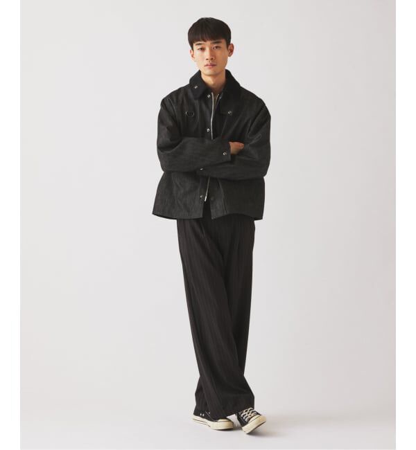 JOURNAL STANDARD relume「《予約》ヒールカット ルーズ ストライプ スラックス」|スラックス|