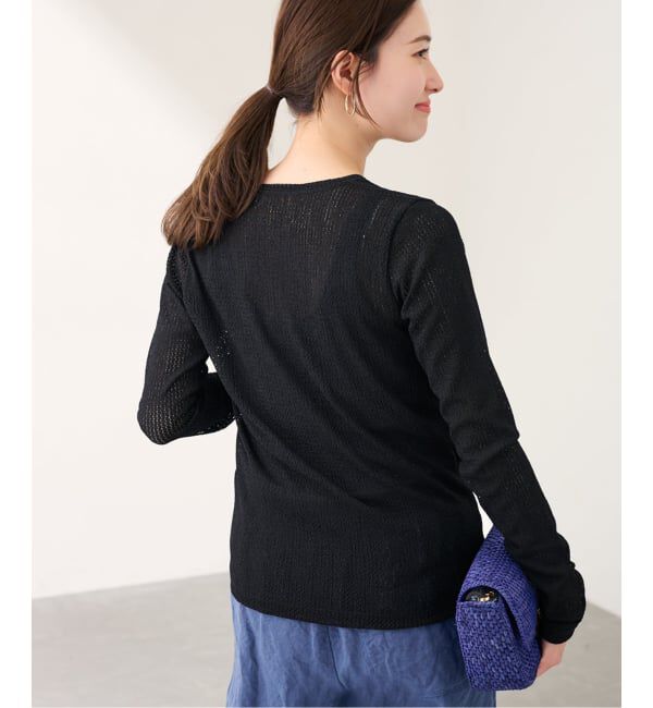 FRAMeWORK「ストレッチレースヘンリーカットソー」|Tシャツ・カットソー|