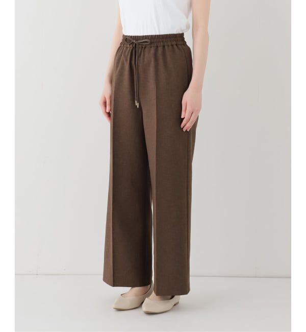Spick and Span「《手洗い可 / 追加2》PEウォッシャブルイージースラックスパンツ」|スラックス|