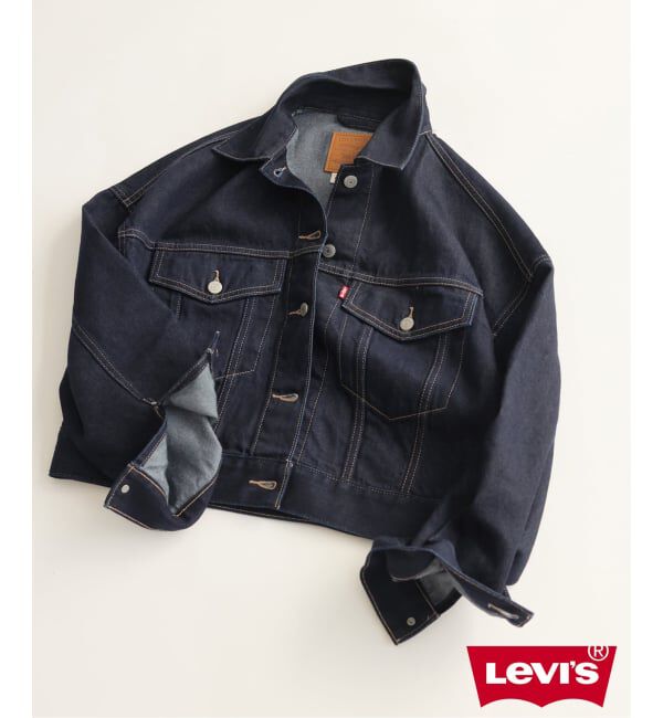 Spick and Span「《別注》LEVI&rsquo;S(R) for Spick & Span LOOSE CROP TRUCKER」|デニムジャケット|