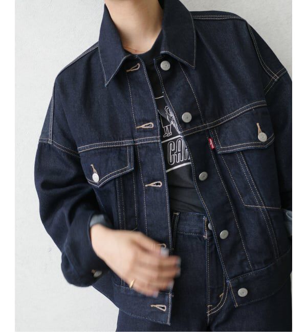 Spick and Span「《別注》LEVI&rsquo;S(R) for Spick & Span LOOSE CROP TRUCKER」|デニムジャケット|