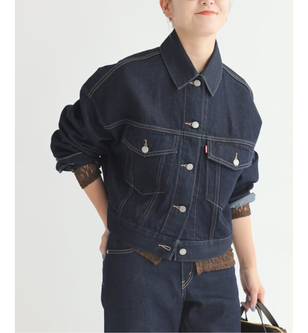 Spick and Span「《別注》LEVI&rsquo;S(R) for Spick & Span LOOSE CROP TRUCKER」|デニムジャケット|