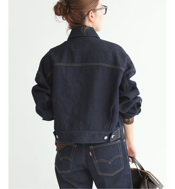 Spick and Span「《別注》LEVI&rsquo;S(R) for Spick & Span LOOSE CROP TRUCKER」|デニムジャケット|