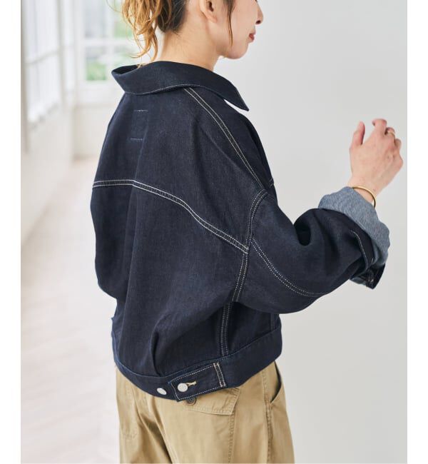 Spick and Span「《別注》LEVI&rsquo;S(R) for Spick & Span LOOSE CROP TRUCKER」|デニムジャケット|