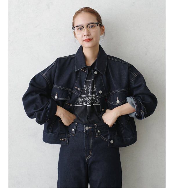 Spick and Span「《別注》LEVI&rsquo;S(R) for Spick & Span LOOSE CROP TRUCKER」|デニムジャケット|