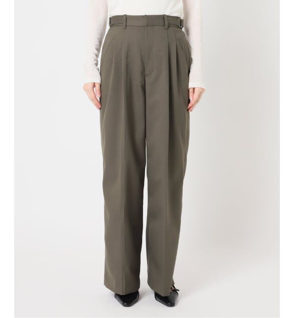 U by SPICK&SPAN「《予約》ドライストレッチベルトスラックス」|スラックス|