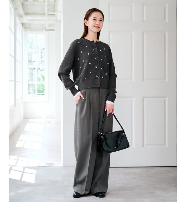 U by SPICK&SPAN「《予約》ドライストレッチベルトスラックス」|スラックス|