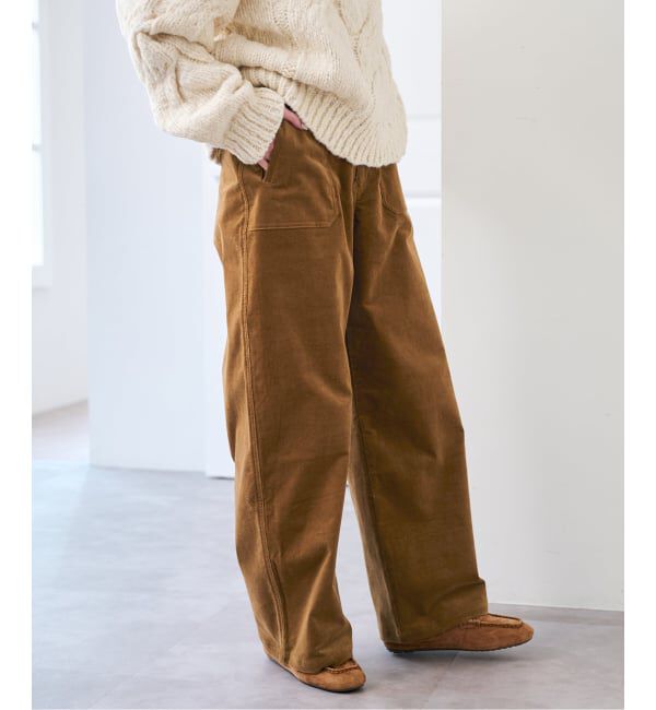 U by SPICK&SPAN「《予約》コーデュロイストレッチパンツ」|その他|