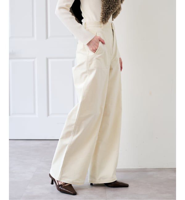 U by SPICK&SPAN「《予約》コーデュロイストレッチパンツ」|その他|