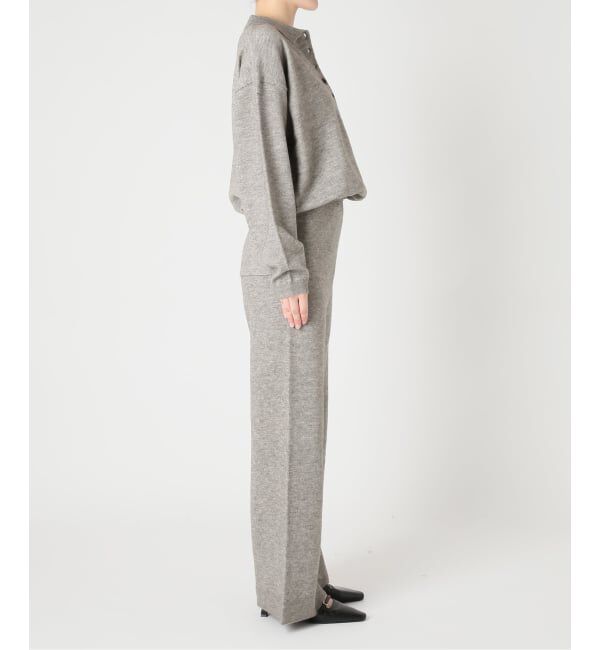 U by SPICK&SPAN「《予約》襟つきニットロングオールインワン」|オールインワン|