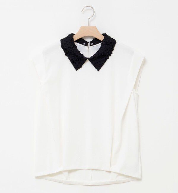 NOLLEY'S「《セットアップ対応/接触冷感》【BECシリーズ】ウォッシャブルハイスペックジャージノースリーブ」|Tシャツ・カットソー|