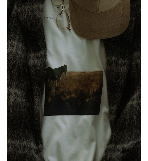 SALON adam et rope'「【Annie Spratt by SALON】フォトロングスリーブTシャツ」|Tシャツ・カットソー|