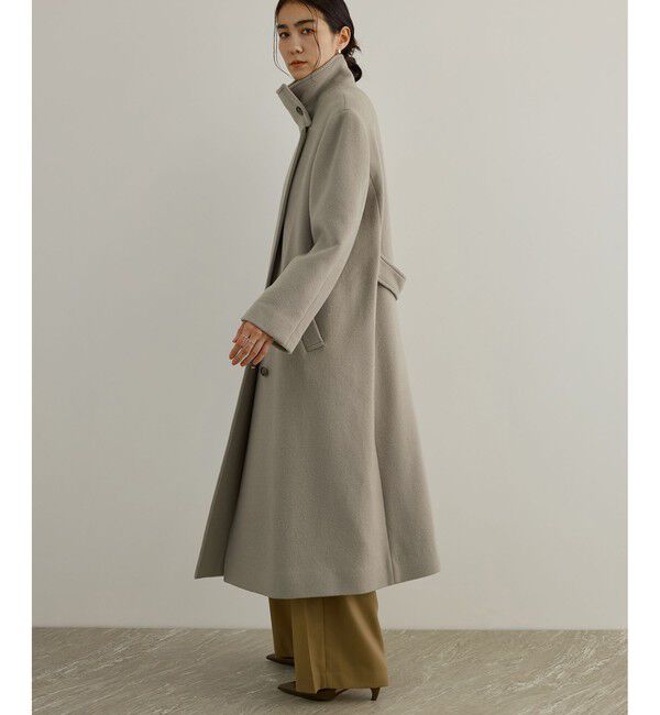 SALON adam et rope'「【WEB限定】スタンドカラー2WAYロングコート」|ダウン|