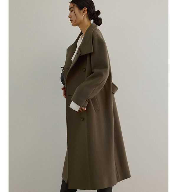 SALON adam et rope'「【WEB限定】スタンドカラー2WAYロングコート」|ダウン|