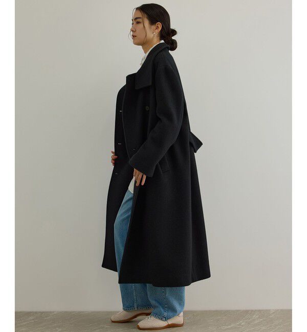 SALON adam et rope'「【WEB限定】スタンドカラー2WAYロングコート」|ダウン|