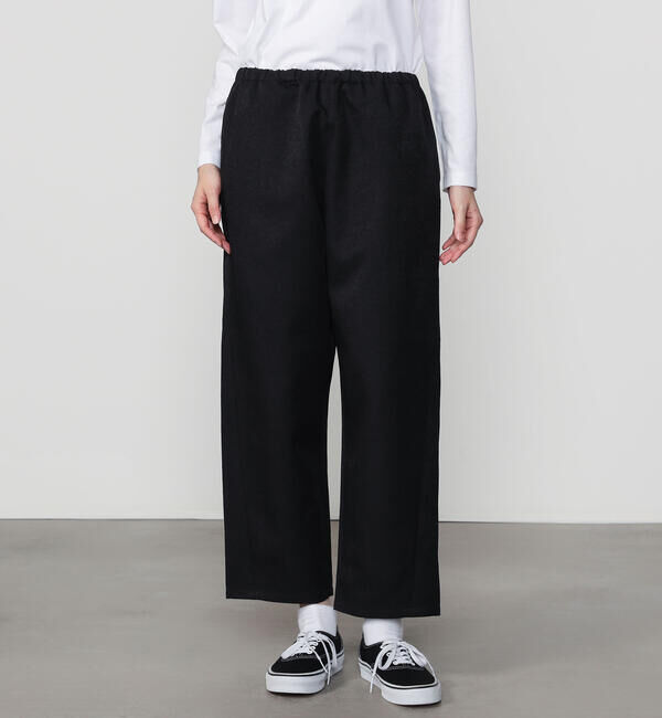 DANTON「DANTON | カルゼ イージーショーツ WOMEN」|チノ|BLACK