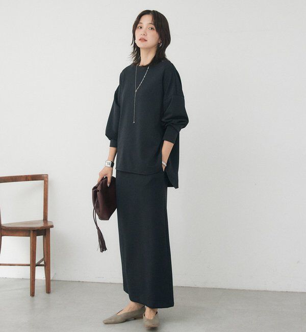  「【接触冷感/紫外線防止/防シワ/2サイズ展開】ダンボールIラインスカート」|スカート|