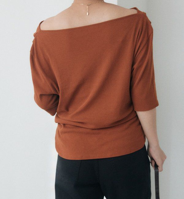  「【接触冷感】ゴブソデネックコンシャスカットソー」|Tシャツ・カットソー|