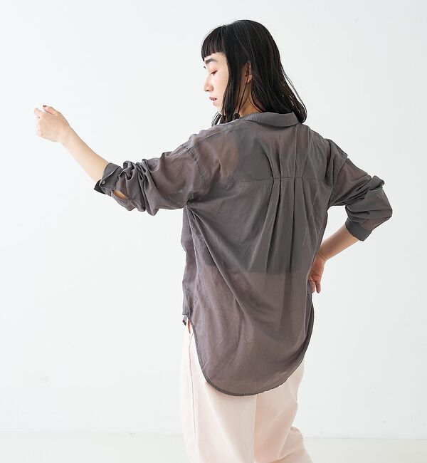 collex「エアリーローンオーバーシャツ」|シャツ・ブラウス|