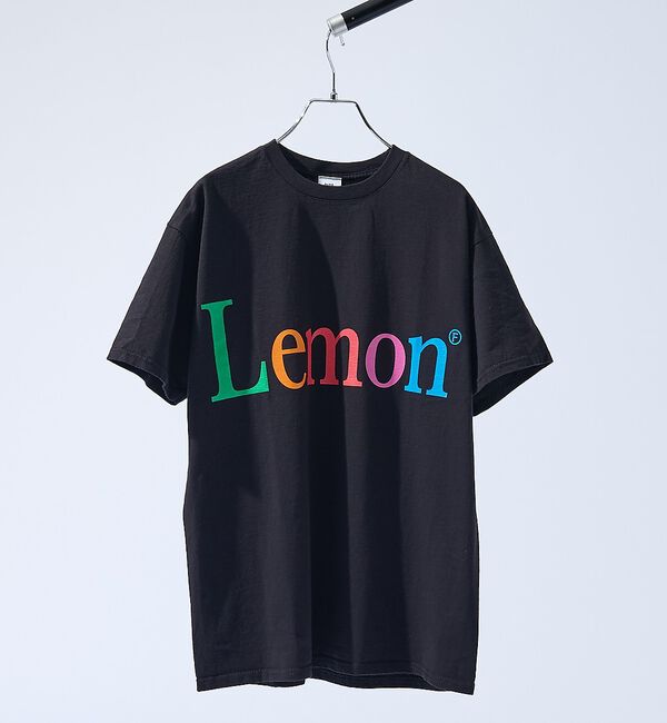 ABAHOUSE「【byeA. / バイエー】NOT APPLE TEE LEMON / ノットア」|Tシャツ・カットソー|ブラック