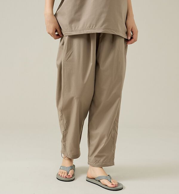 ABAHOUSE「【JEMORGAN / ジェーイーモーガン】Air Fiber Crop Pan」|その他|ベージュ