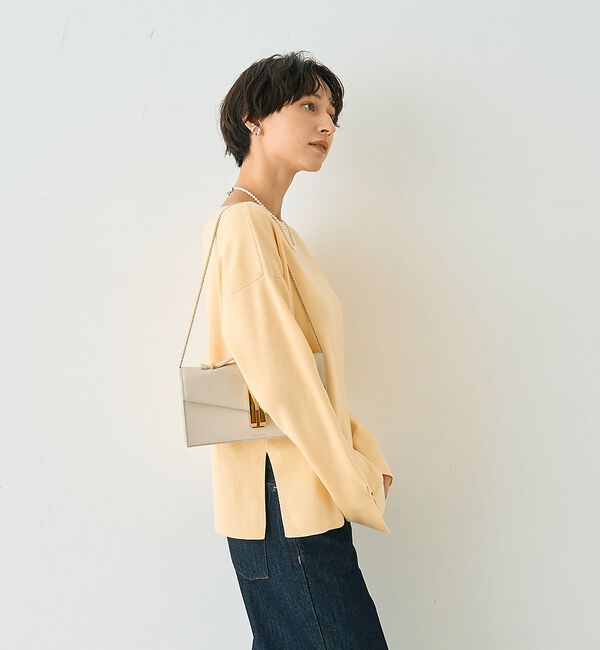 Rouge vif「スムーススリット ニットプルオーバー」|ニット・セーター|