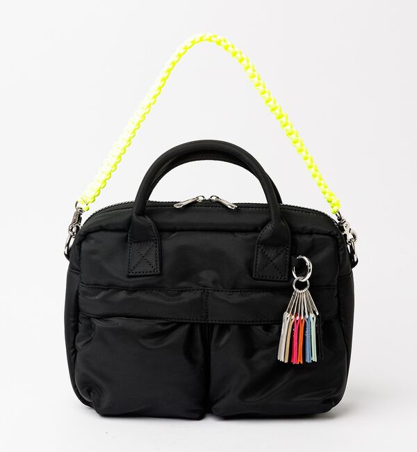 NOMINE「【cheek】w pocket 3way boston カラーコードハンドル 3」|ボストンバッグ|