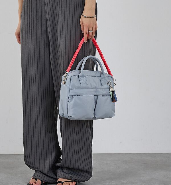 NOMINE「【cheek】w pocket 3way boston カラーコードハンドル 3」|ボストンバッグ|