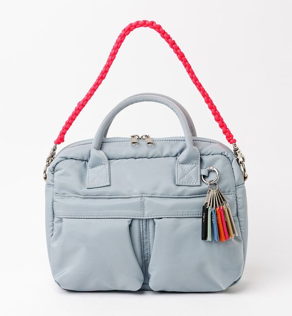 NOMINE「【cheek】w pocket 3way boston カラーコードハンドル 3」|ボストンバッグ|