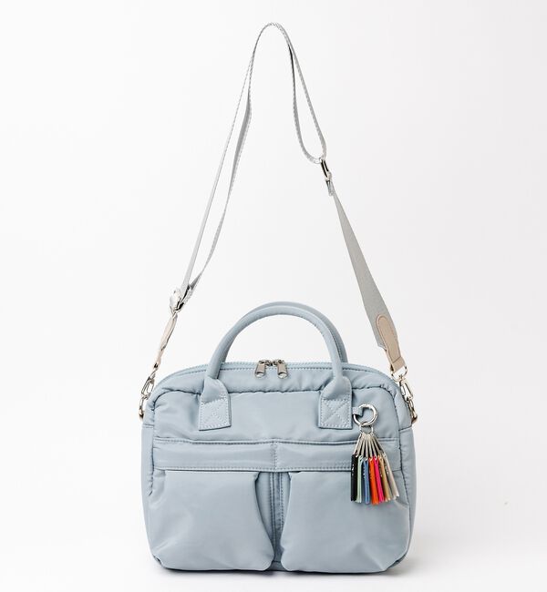 NOMINE「【cheek】w pocket 3way boston カラーコードハンドル 3」|ボストンバッグ|