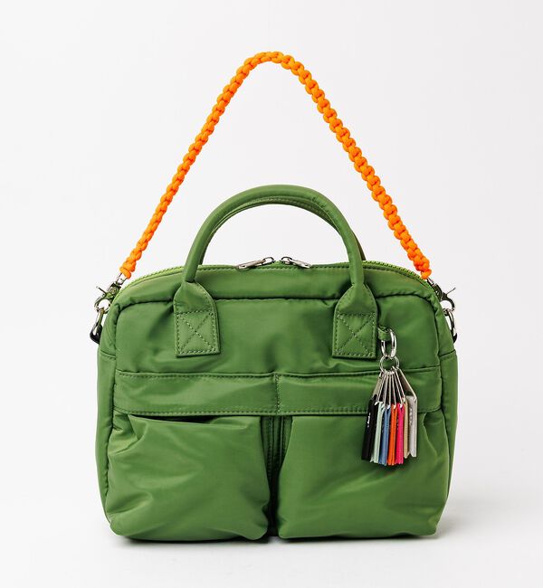 NOMINE「【cheek】w pocket 3way boston カラーコードハンドル 3」|ボストンバッグ|