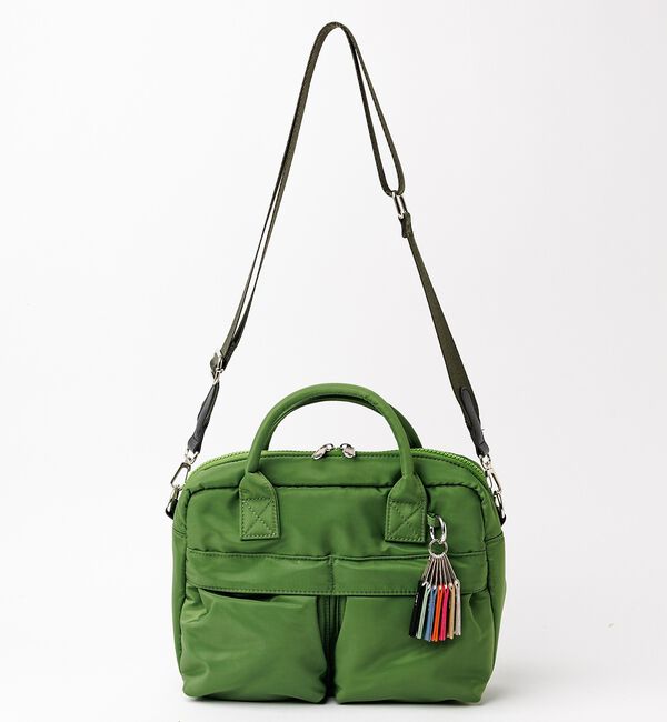NOMINE「【cheek】w pocket 3way boston カラーコードハンドル 3」|ボストンバッグ|