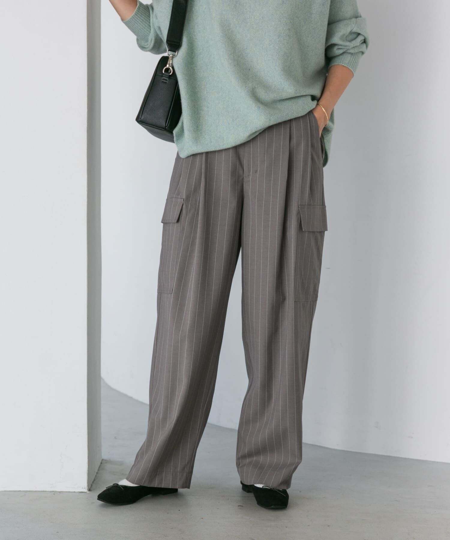 URBAN RESEARCH DOORS「ピンストライプカーゴパンツ」|その他|