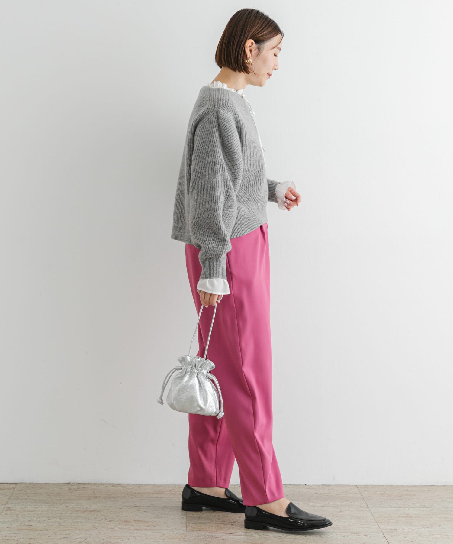 URBAN RESEARCH ROSSO「F by ROSSO　サテンストレッチカーブフォルムパンツ」|その他|