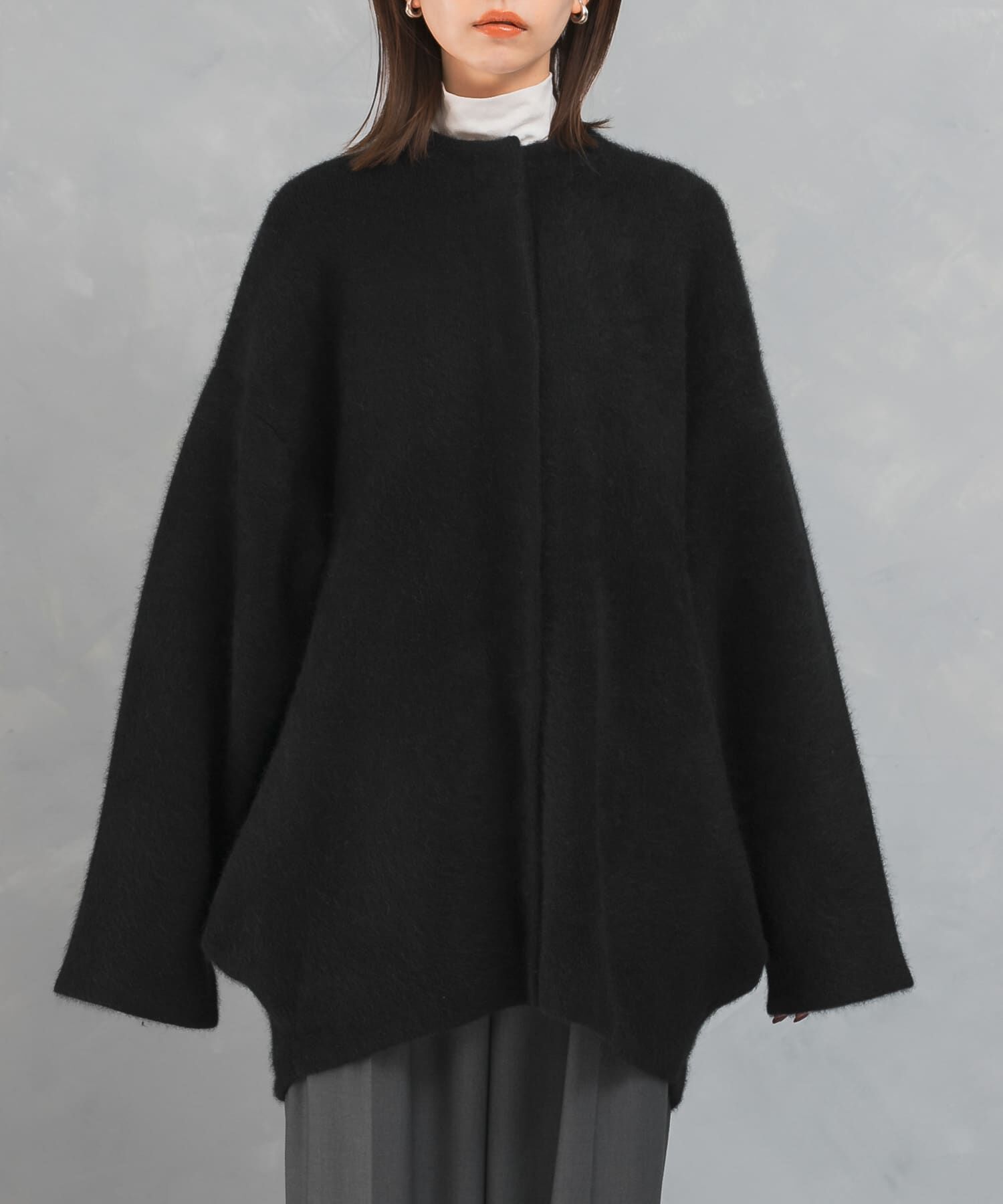 URBAN RESEARCH ROSSO「ELENDEEK　BASIC CN RACCOON MIX CARDIGAN」|カーディガン|