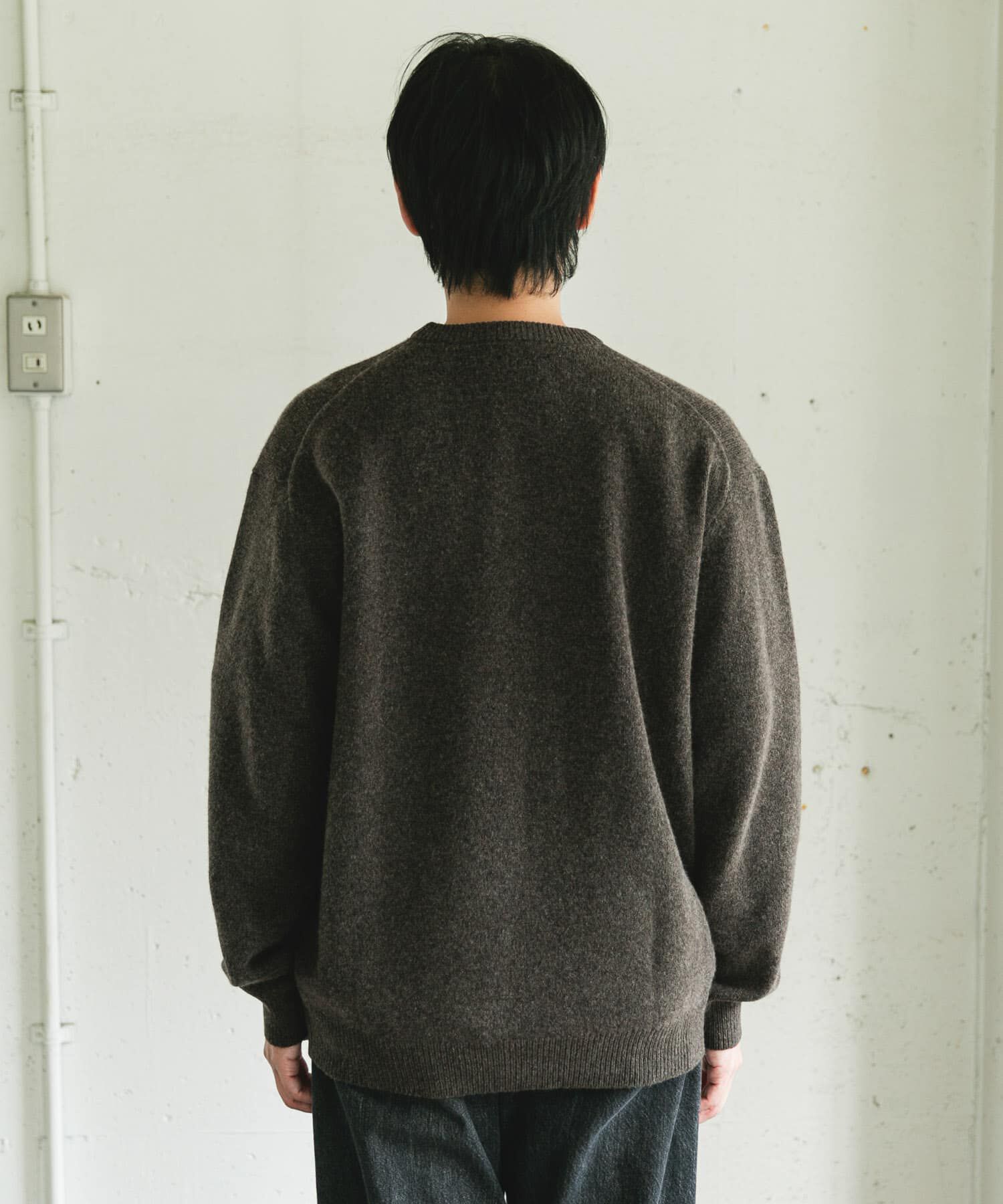 URBAN RESEARCH DOORS「ハミルトンウールクルーネックニット」|ニット・セーター|