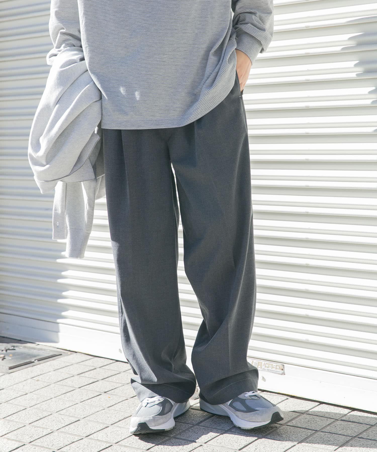 URBAN RESEARCH DOORS「FORK&SPOON　キャリーマンイージーパンツ」|その他|チャコールグレー