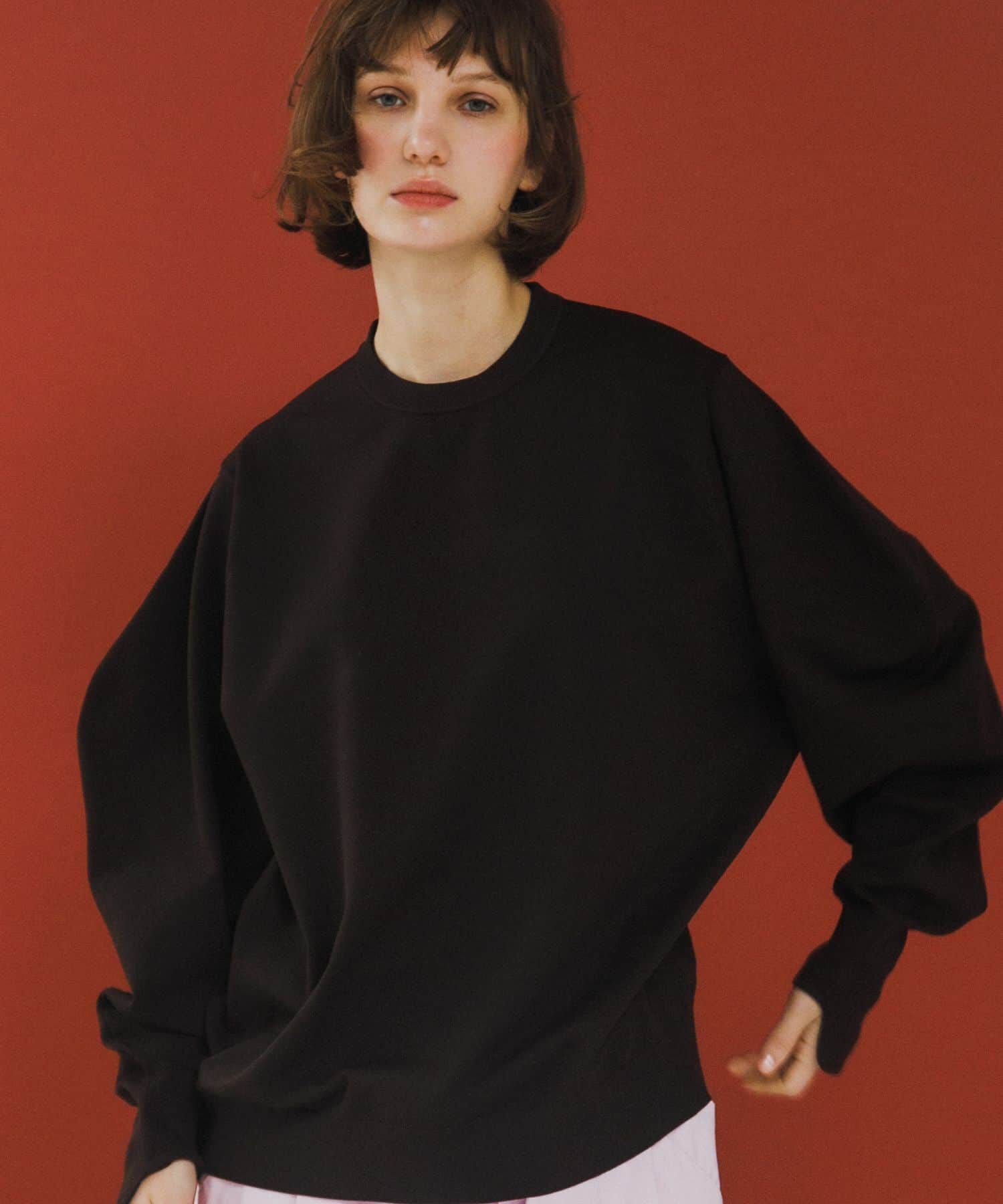 LAATO「crew neck knit」|ニット・セーター|ブラウン