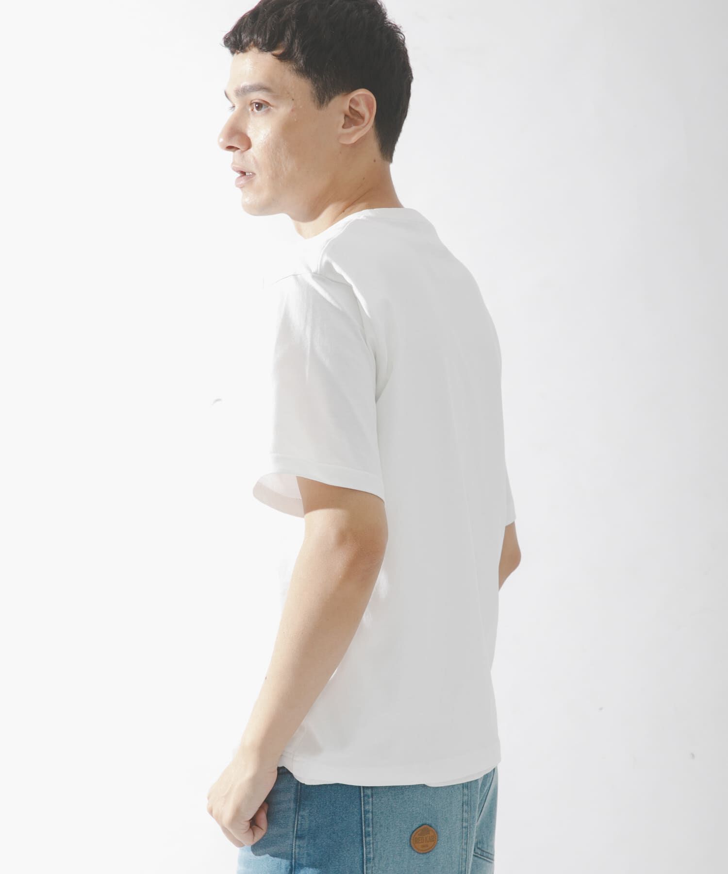 Sonny Label 「ワンポイント刺繍ショートスリーブTシャツ」|Tシャツ・カットソー|