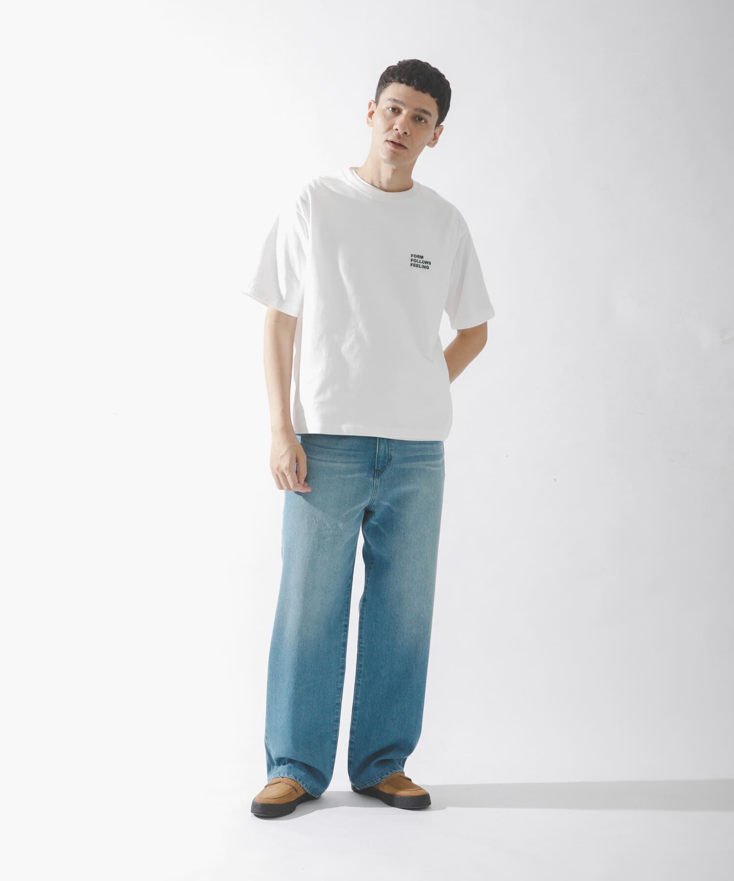 Sonny Label 「ワンポイント刺繍ショートスリーブTシャツ」|Tシャツ・カットソー|