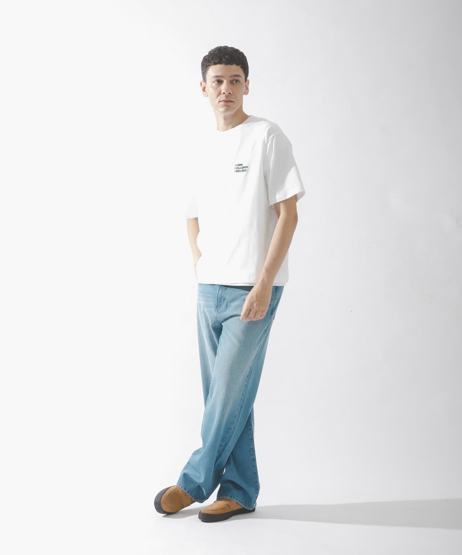 Sonny Label 「ワンポイント刺繍ショートスリーブTシャツ」|Tシャツ・カットソー|