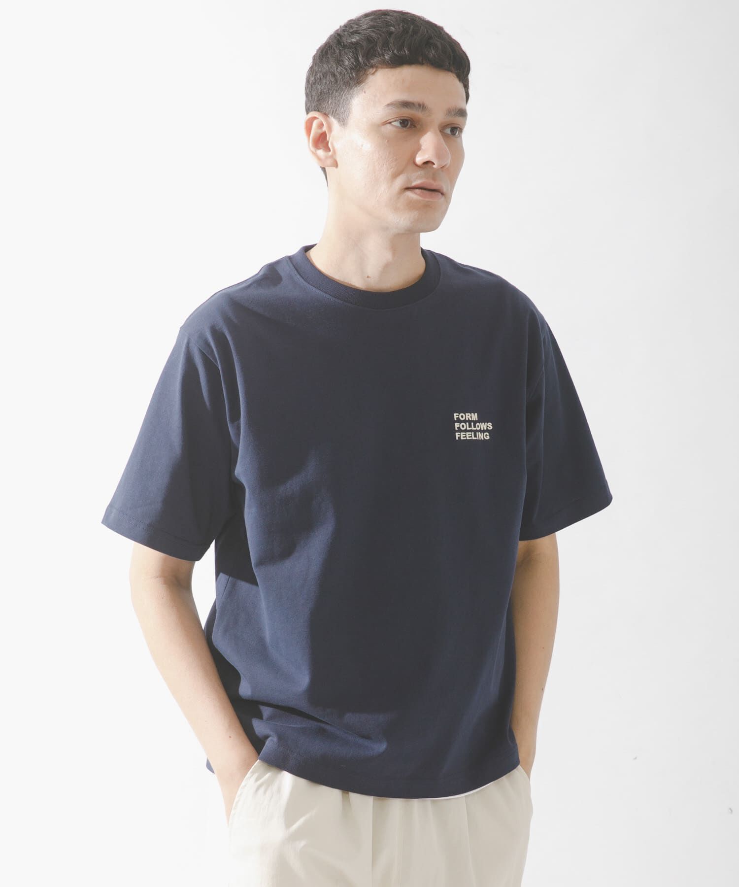 Sonny Label 「ワンポイント刺繍ショートスリーブTシャツ」|Tシャツ・カットソー|