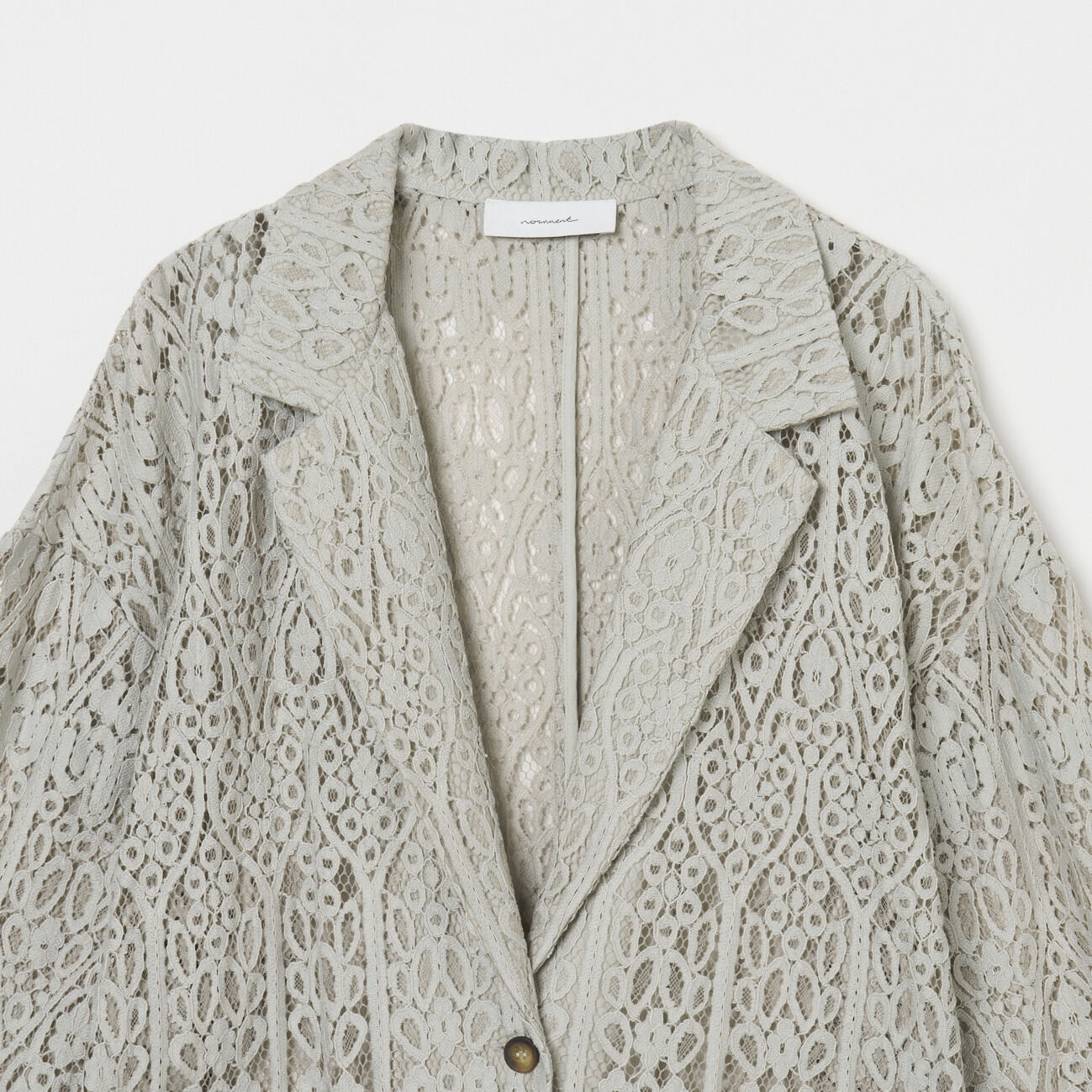  「normment LACE JACKET SHIRT」|シャツ・ブラウス|