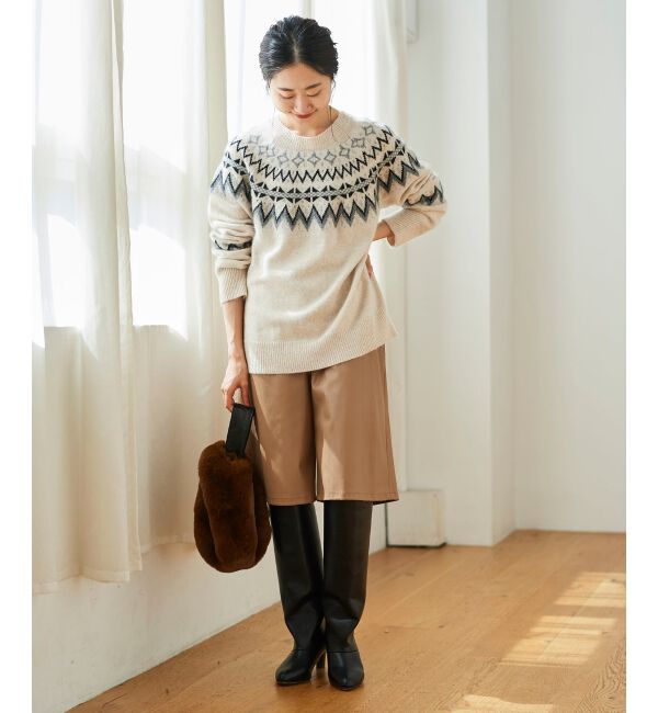  「フェイクレザーハーフパンツ」|その他|